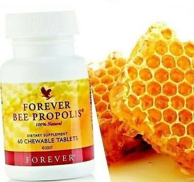 s l400 مکمل پروپولیس فوراور حاوی بره موم زنبور عسل آنتی بیوتیک طبیعی برای بهبود عفونت های باکتری یایی ✅ بهبود زخم معده و عفونت ریه ✅ بهبود عفونت گوش و انواع کیست ها  